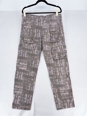 Johnny Was Pete & Greta Y2K Artsy Patterned Cargo Pants size 10